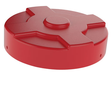 DRUM COVER 55 GALLON (CLOSED DRUMS) RED